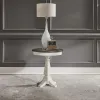Liberty Furniture 417-OT1021 Allyson Park - Chair Side Table - Wirebrushed White / Charcoal