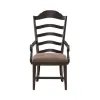 Liberty Furniture 297-C2001A Liberty Furniture 297-C2001A Paradise Valley - Upholstered Ladder Back Arm Chair - Saddle Brown