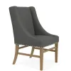 Riverside Furniture 92642 Riverside Furniture 92642 Mix-N-Match Chairs - Host Upholstered Chair (Set of 2) - Dark Gray