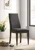 CoasterEssence 115272 Wes - Upholstered Dining Side Chair (Set of 2) - Dark Walnut