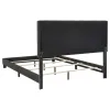CoasterEveryday 305746Q Mapes - Upholstered Queen Panel Bed - Charcoal