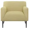CoasterEssence 905639 Darlene - Upholstered English Arm Accent Chair - Lemon