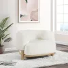 CoasterEveryday 903169 Lawler - Upholstered Barrel Back Accent Chair - Ivory