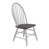 Liberty Furniture 139WH-CD-5TRS Liberty Furniture 139WH-CD-5TRS Farmhouse - 5 Piece Trestle Table Set (Fixed Top Table) - Two Tone White / Wood Tone