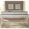 Liberty Furniture 244-OT-4PCS Magnolia Manor - 4 Piece Console Set (1 Console 3 Stools) - Antique White