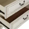 Liberty Furniture 520-BR-QUSLDMCN Liberty Furniture 520-BR-QUSLDMCN Abbey Park - 5 Piece Bedroom Set (Queen Upholstered Sleigh Bed, Dresser & Mirror, Chest, Nightstand) - Antique White