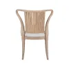 Liberty Furniture 611-C9501S Sheridan Pointe - Shaped Corded Back Side Chair - Vintage Natural