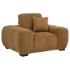 Coaster Fine Furniture 509343 Octavia - Fabric Upholstered Track Arm Accent Chair - Amber