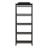 Liberty Furniture 244B-BK201 Liberty Furniture 244B-BK201 Magnolia Manor - Leaning Pier Bookcase - Weathered Bark & Antique Black