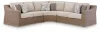 Ashley Furniture PCP790P1 Laguna Heights - 3-Piece Outdoor Sectional - Beige