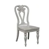 Liberty Furniture 244-DR-5PDS Magnolia Manor - 5 Piece Pedestal Table Set - Antique White & Weathered Bark