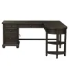 Liberty Furniture 879-HO-OLSD Harvest Home - L Shaped Desk - Chalkboard