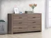 CoasterEveryday 207043 Brantford - 6-Drawer Dresser - Barrel Oak