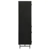 CoasterElevations 951134 Santiago - 4 Door Metal Tall Storage Cabinet - Matte Black