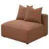 CoasterElevations 551591 Jennifer - Upholstered Armless Chair - Terracotta