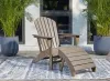 Ashley Furniture P014/898/813 Sundown Treasure - 2 Pc. - Adirondack Chair And Ottoman - Driftwood