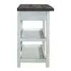 Liberty Furniture 139WH-SR5536 Farmhouse - Server - Two Tone White / Wood Tone