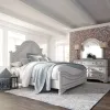 Liberty Furniture 244-BR-QPBDM Liberty Furniture 244-BR-QPBDM Magnolia Manor - 3 Piece Bedroom Set (Queen Panel Bed, Dresser & Mirror) - Antique White