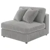 Coaster Fine Furniture 509997 Blaine - Upholstered Armless Chair - Fog