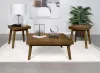 Coaster Fine Furniture 707798-S3 Westerly - 3 Piece Square Coffee And End Table Set - Walnut