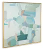 Ashley Furniture A8000442 Wynburn - Wall Art - White / Blue / Green