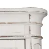 Liberty Furniture 244-HOJ-CHS Liberty Furniture 244-HOJ-CHS Magnolia Manor - Credenza & Hutch - Antique White / Brown