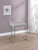 CoasterElevations 183405 Thermosolis - Clear Acrylic Counter Chair (Set of 2) - Chrome