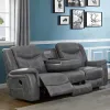 CoasterEveryday 650354 Conrad - Upholstered Padded Arm Motion Sofa - Gray