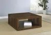 CoasterEveryday 710508 Frisco - Square Engineered Wood Coffee Table - Dark Pine