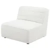CoasterElevations 551621 Sunny - Upholstered Armless Chair Natural - Ivory