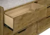 Coaster Fine Furniture 222973 Henderson - 6-Drawer Bedroom Dresser Cabinet - Medium Oak