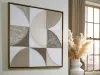 Ashley Furniture A8000502 Harelman - Wall Art - Tan / Taupe / White