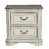 Liberty Furniture 244-BR61 Magnolia Manor - 2 Drawer Nightstand - Antique White