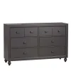 Liberty Furniture 423-BR30 Cottage View - 6 Drawer Dresser - Dark Gray