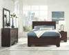 CoasterEveryday 204391Q-S4 Kauffman - 4 Piece Queen Bedroom Set - Dark Cocoa