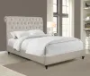 CoasterEssence 300525KE Devon - Upholstered Eastern King Panel Bed - Beige
