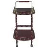 CoasterEveryday 3512 Palmer - 2-Tier Rectangular Wood Bar Cart - Merlot