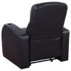 CoasterEssence 600001-S4B Cyrus - 5 Piece Upholstered Home Theater Seating - Black