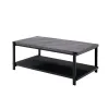 New Classic T4138-3P-DGY Linea - 3 Piece Occasional Set (1 Coffee & 2 End Tables) - Dark Gray