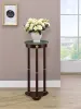 CoasterEveryday 3315 Edite - Round Marble Top Accent Side Table - Merlot