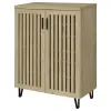 Coaster Fine Furniture 950424 Brixton - 2-Door Entryway Shoe Storage Cabinets White Oak