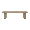 Intercon NS-CH-7015B-WSN-C Nash - Backless Bench - Weathered Sand