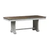 Liberty Furniture 520-DR-5TRS Abbey Park - 5 Piece Trestle Table Set - Antique White