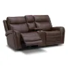 Liberty Furniture 7005CG-22P Blair - Loveseat With Console P2 & ZG - Cognac