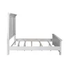 Liberty Furniture 237-BR-QPB Liberty Furniture 237-BR-QPB River Place - Queen Panel Bed - Riverstone White & Tobacco