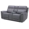 Liberty Furniture 7007BG-23P Liberty Furniture 7007BG-23P Cooper - Loveseat With Console P3 & Zg - Blue Gray