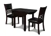 New Classic D1701-40S-EBY New Classic D1701-40S-EBY Gia - 3 Piece Dining Set (Dining Drop Leaf Table & 2 Chairs) - Ebony