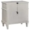 CoasterElevations 223392 Evangeline - 3-Drawer Nightstand - Silver Oak