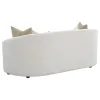 CoasterEssence 509171-S3 Rainn - 3 Piece Boucle Upholstered Sloped Arm Sofa Set - Latte