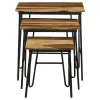 CoasterElevations 935981 Nayeli - 3 Piece Solid Sheesham Wood Nesting Tables - Natural